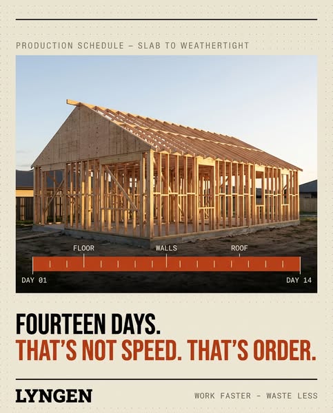 Slab to Roof in Fourteen Days. It's Method, Not Muscle.