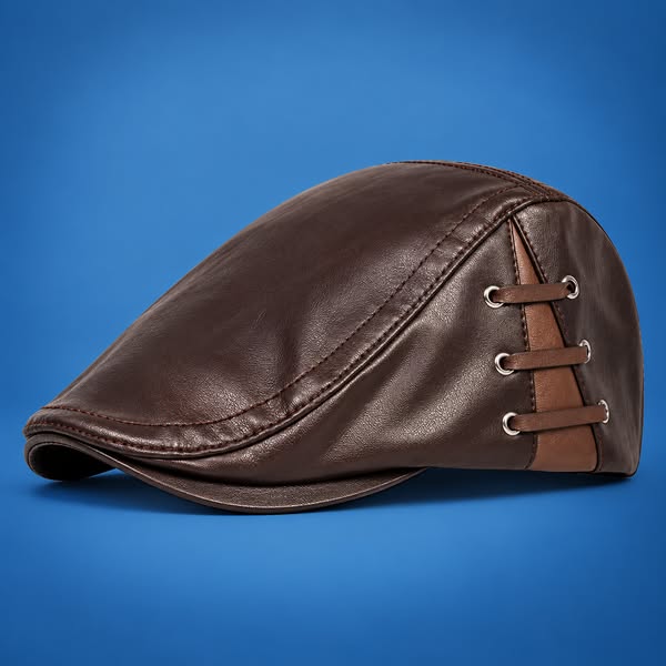 Brooklyn Leather Cap