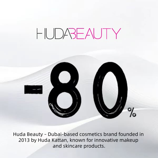 Huda Beauty Nur heute: 80 % Rabatt