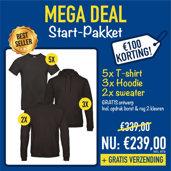 Tot €100 KORTING!