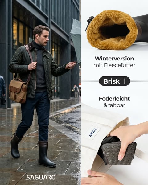 Warm bei Kälte. Trocken bei Regen.