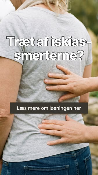 Vil du sidde uden smerter?