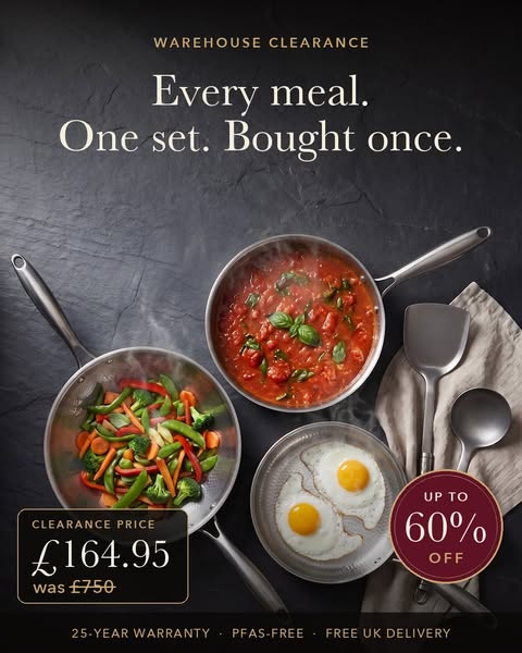 Titanium Pan Now £59.95 (Was £225)