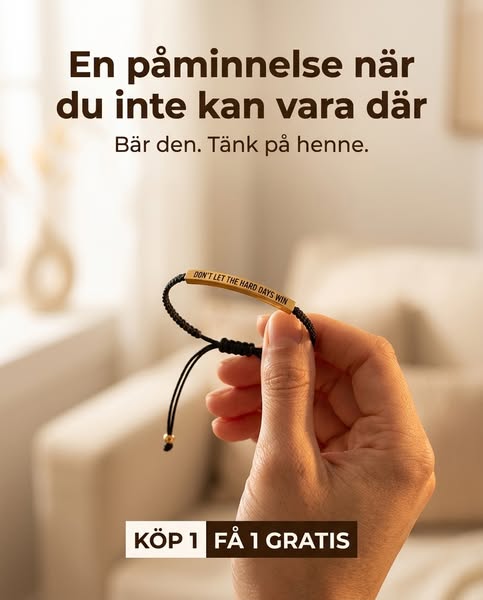 Ge den andra till någon du bryr dig om.