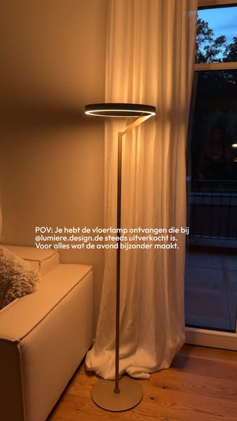 Ontdek de geliefde Noxi-vloerlamp.