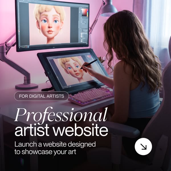 Professional Portfolio Website and Storefront for Digital Artists — Digital Original