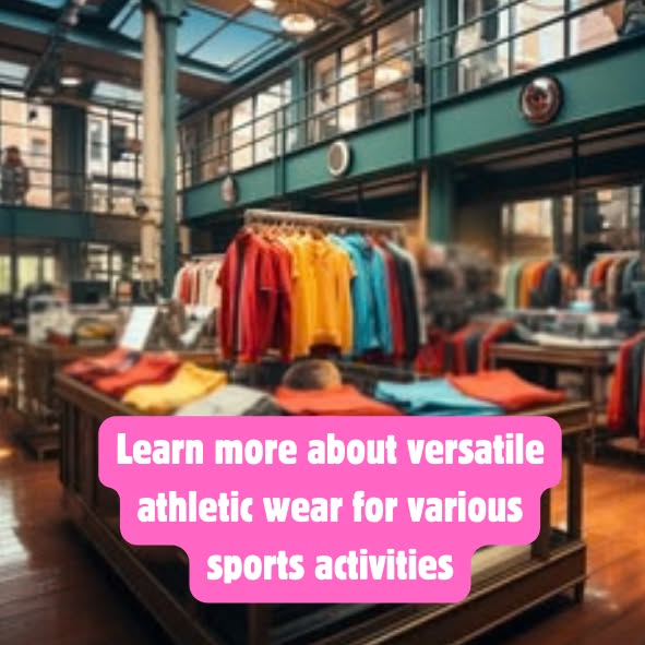 Learn more about versatile athletic wear for various sports activities