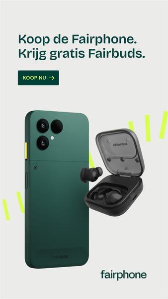 Koop Fairphone, krijg Fairbuds