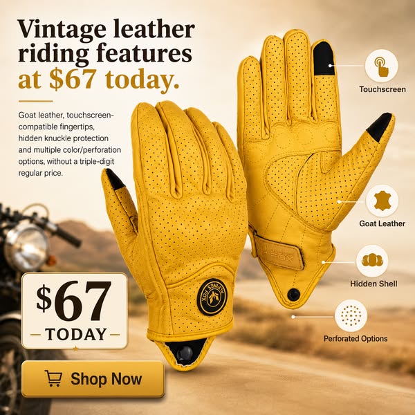 Vintage Leather Built For The Ride