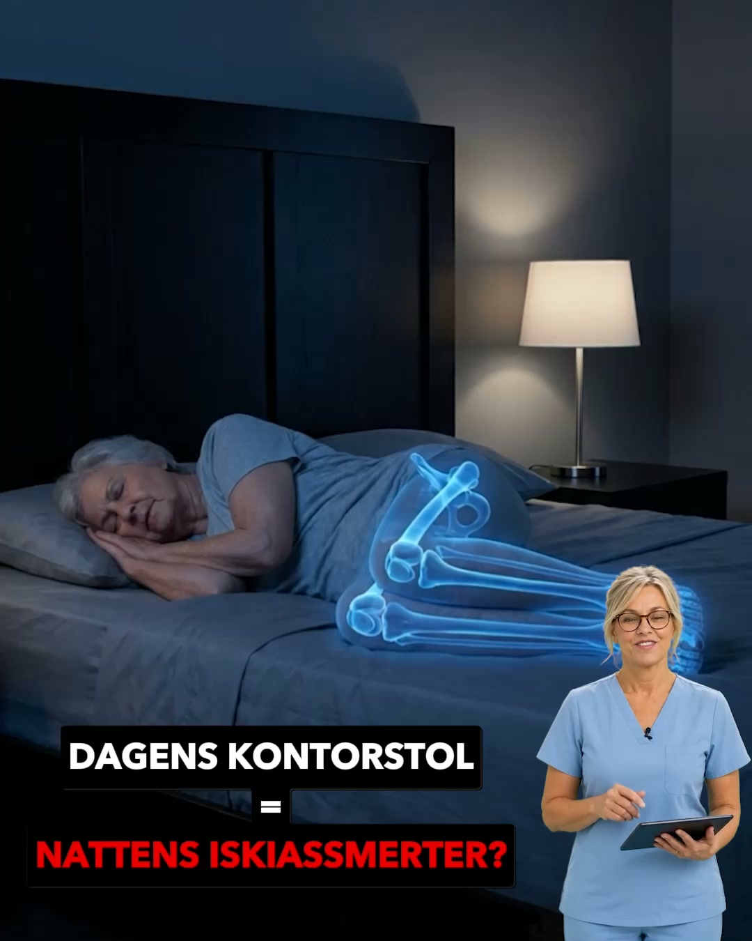 Aflast iskiasnerven med MyComfort Siddepude