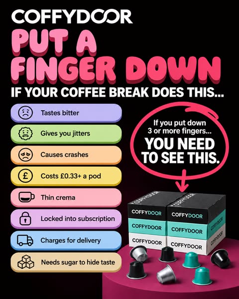 Try the UK's best tasting coffee pod
