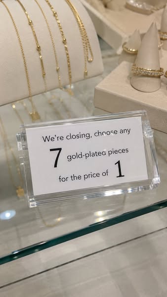Store Closing — Choose 7, Pay for 1
