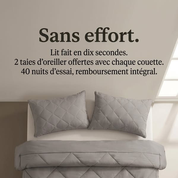 EasySleep® – La couette 2-en-1 à séchage rapide qui remplace vos draps