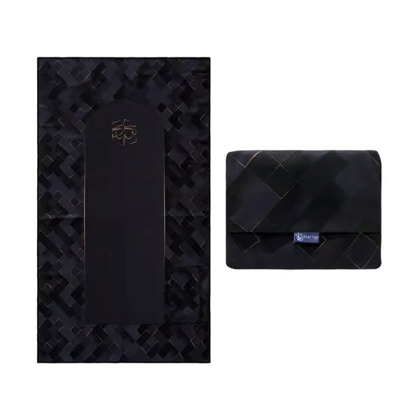 Makkah Design | Adult Pocket Portable Prayer Mat