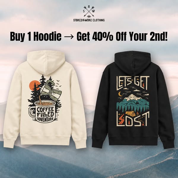 Buy 1 Hoodie, Get 2nd 40% Off