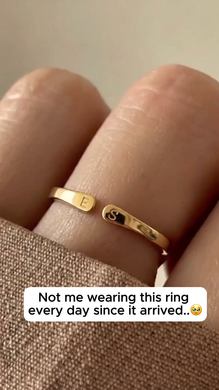 Our Most-Gifted Initial Ring — Back in Stock