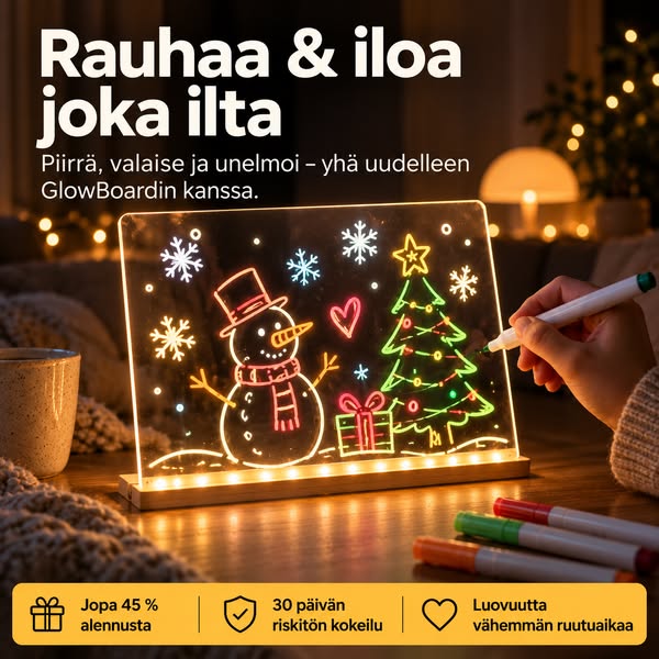 Saa jokaisen piirustuksen loistamaan