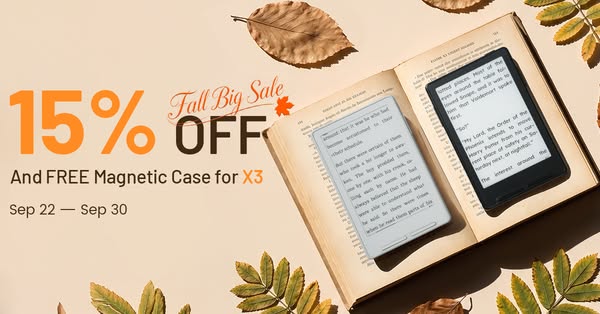 XTEINK Pocket eReader Fall Sale