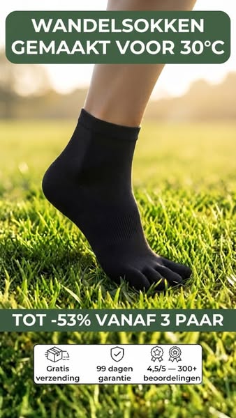Uw wandelsokken zijn gemaakt voor november.