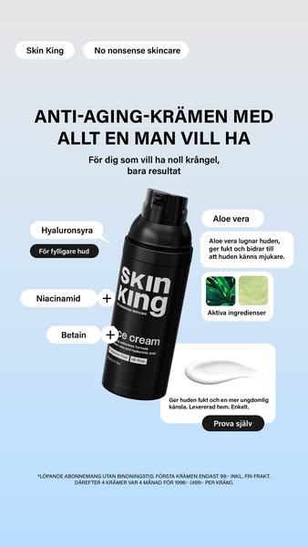 Torr hud? SkinKing håller huden återfuktad