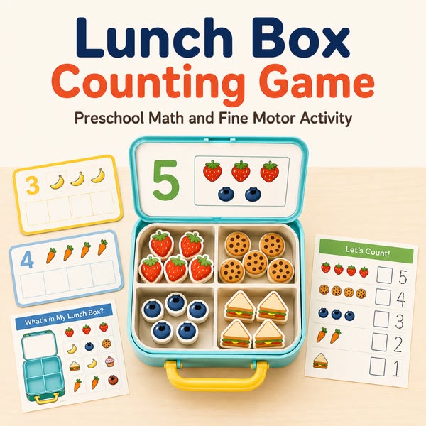 90% Off Lunch Box Counting Game