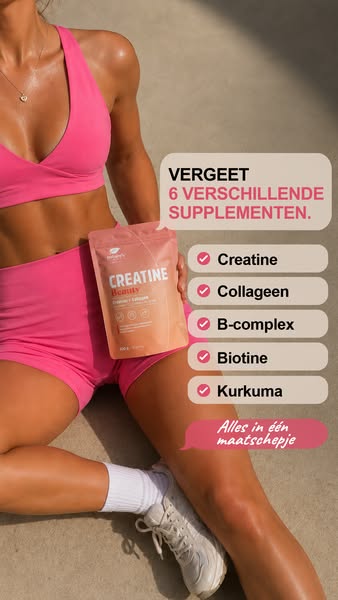 Eén schep. Complete oplossing voor schoonheid en een actieve levensstijl.