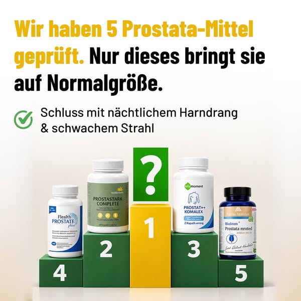 Kaufe keinen Prostata-Komplex, bevor du diesen Test gelesen hast