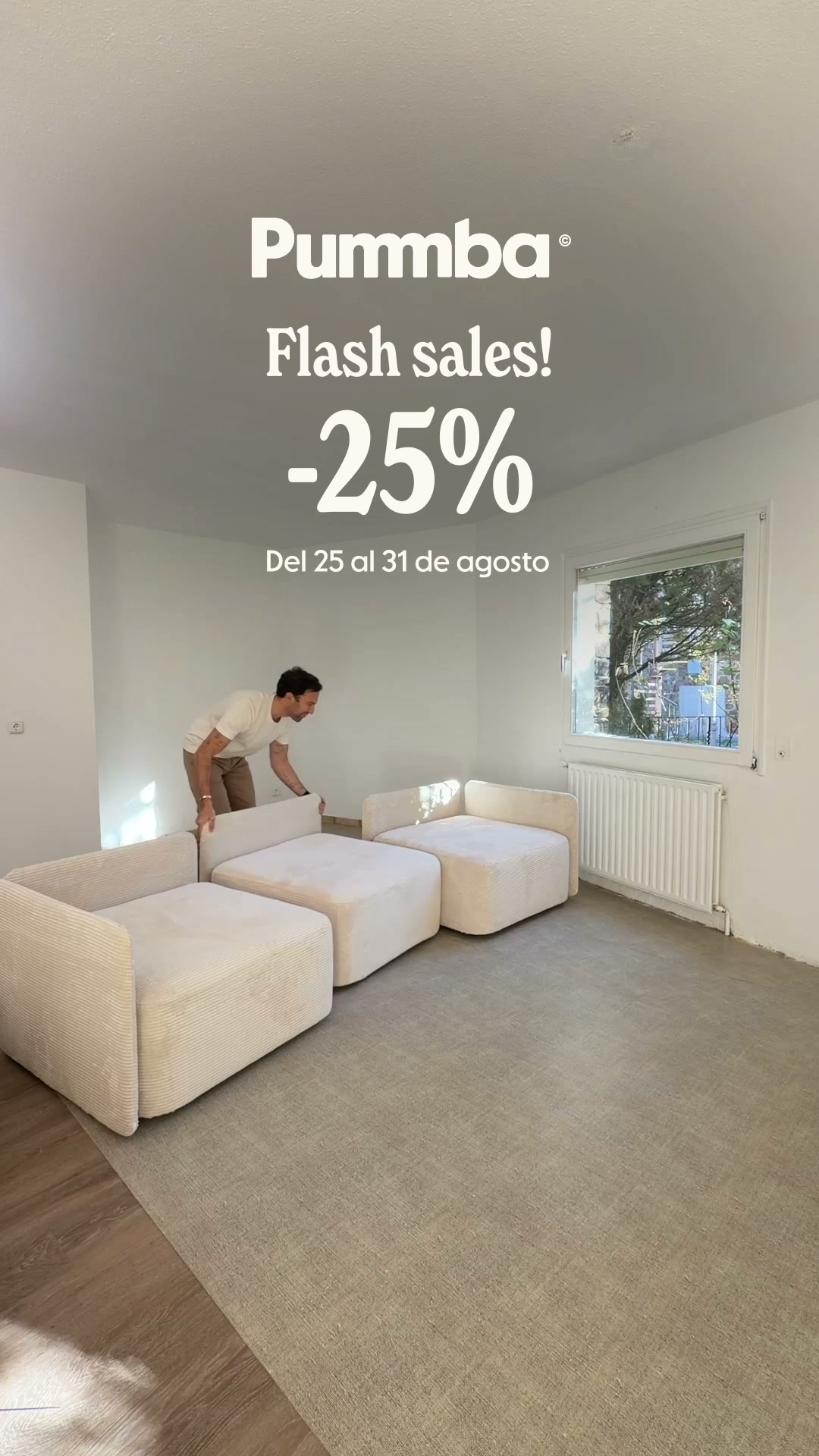 FLASH SALE ¡Ahorra un 25% en tu Pummba!