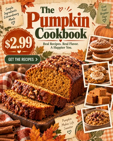 The Pumpkin Cookbook — Just $2.99