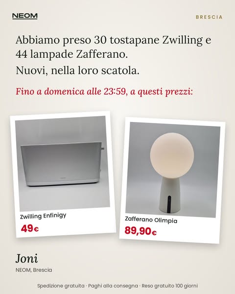 Zwilling 49 € · Zafferano 89,90 €