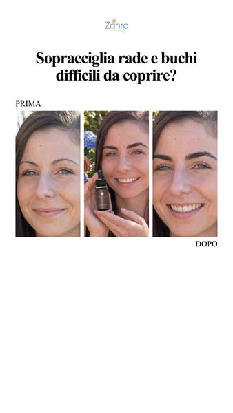 Sopracciglia folte e naturali