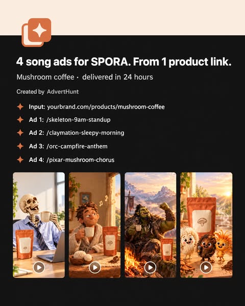 Get a free animated ad for your brand in 24h