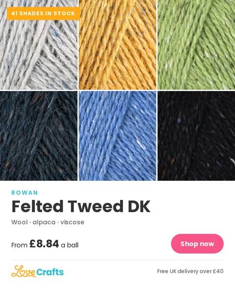 Rowan Felted Tweed DK, now £8.84
