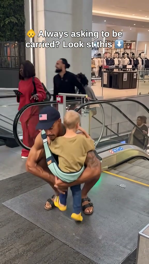 Ditch The Bulky Stroller For Quick Grocery Runs!
