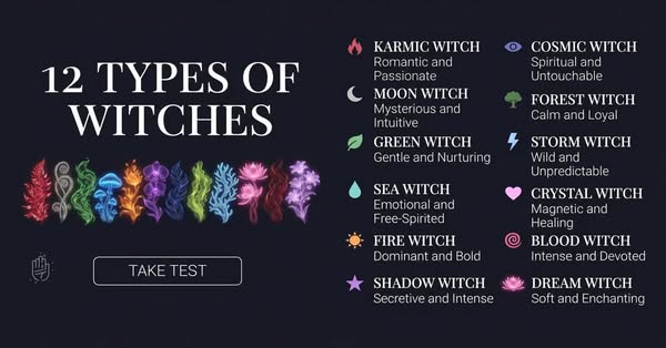 Identify your witchy type in just 1 minute