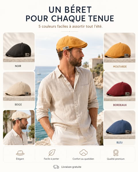 5 couleurs, un style unique