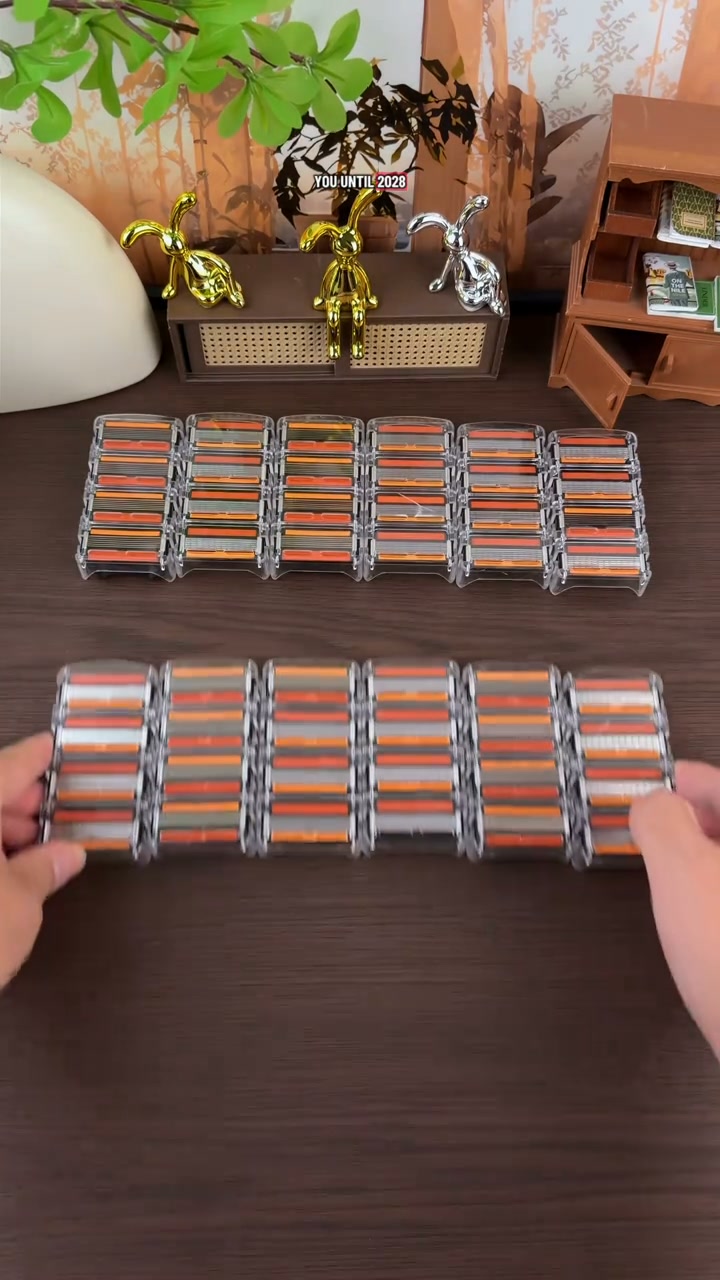 6 blades. 24 refills. 0 razor burn.