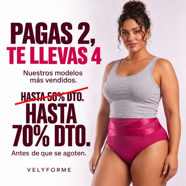 Pagas 2, te llevas 4