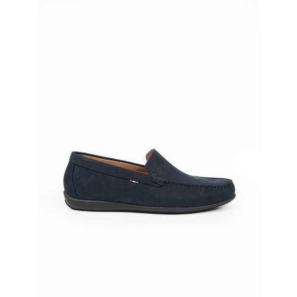 ΑΝΔΡΙΚΑ ΔΕΡΜΑΤΙΝΑ LOAFERS AMERICA 0106 Μπλέ