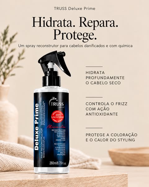 Hidratação, reparação e proteção