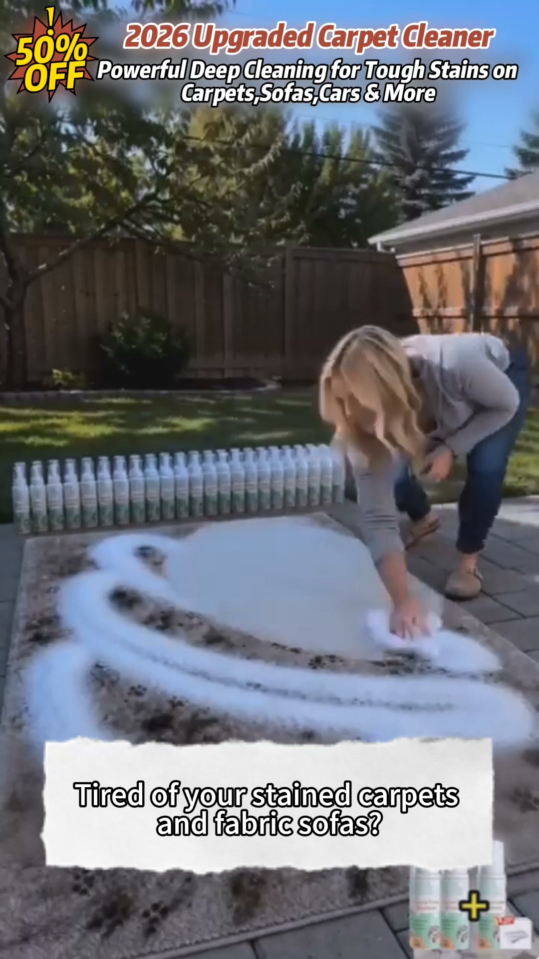 Stains Out. No Water. No Hassle.