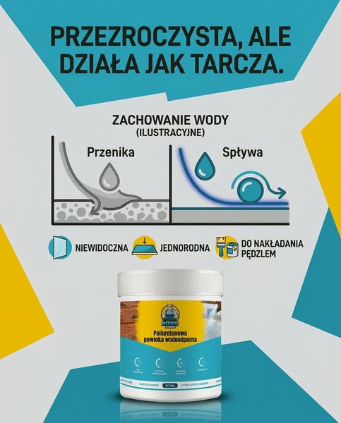 Uszczelnij pęknięcia, zanim woda się rozprzestrzeni