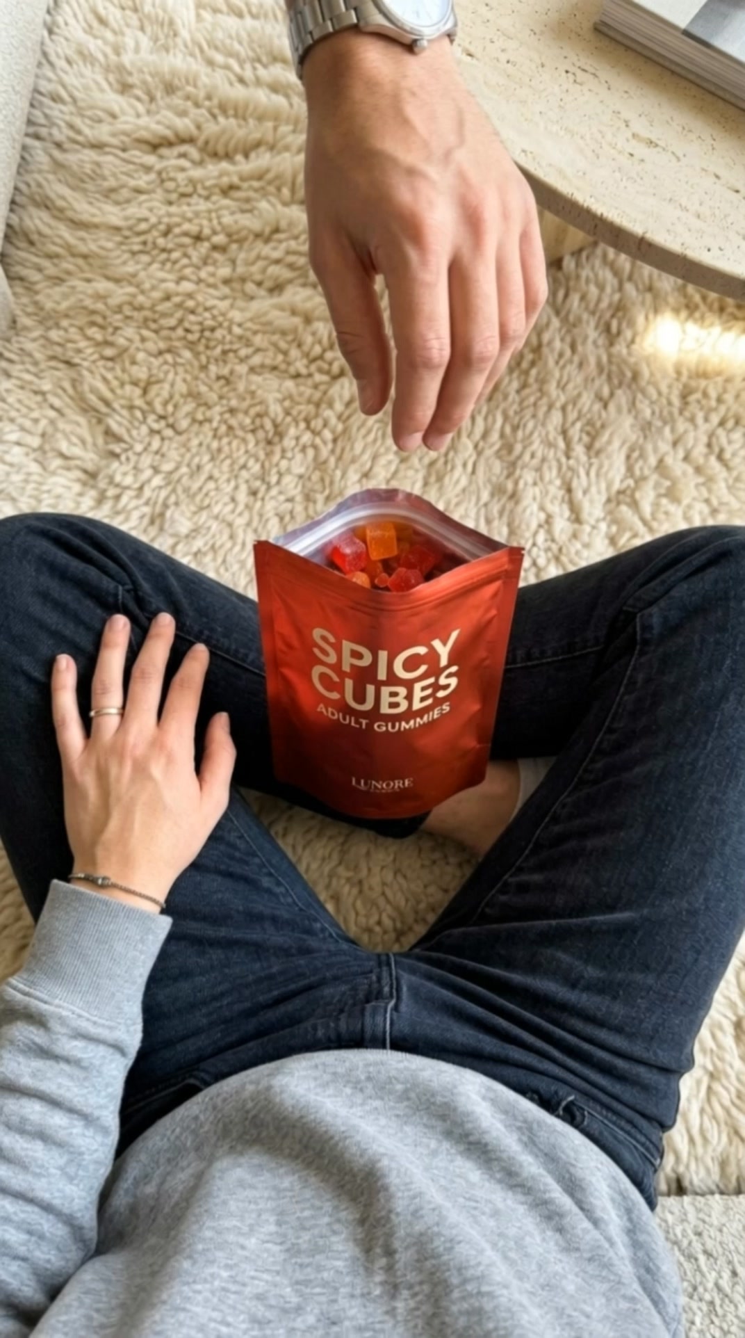Get your pouch for the weekend.