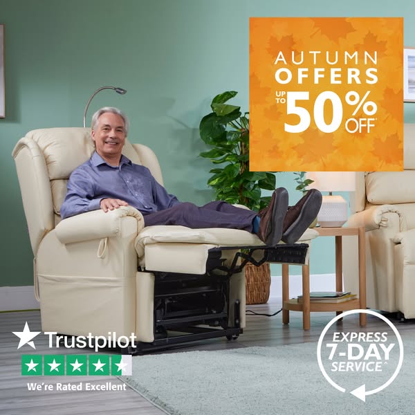 Up to 50% off this Autumn!