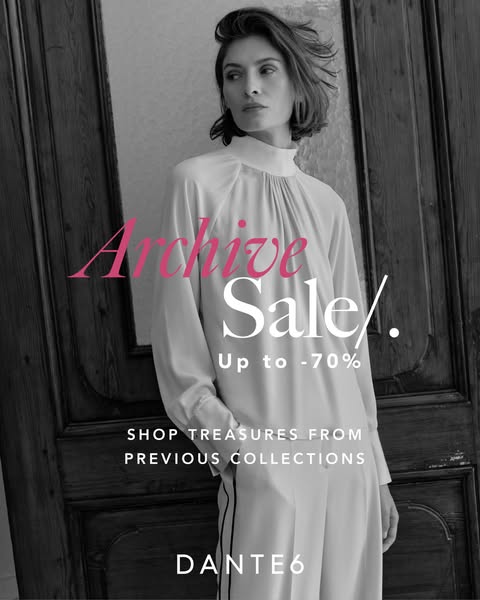 Archive Sale: -70% Korting