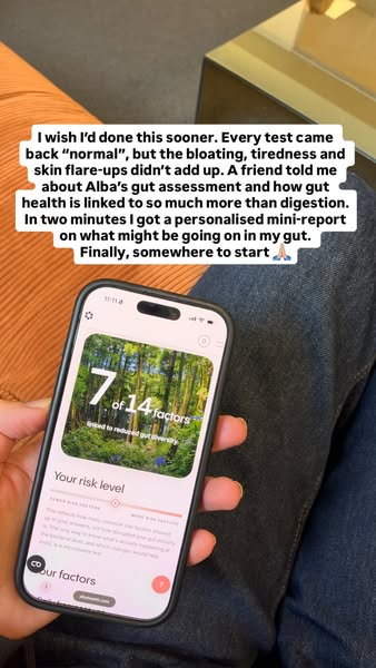 10 questions. 2 minutes. Personalised gut health insights