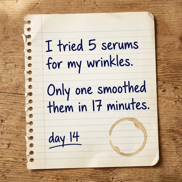Deep wrinkles smoothed in 17 minutes