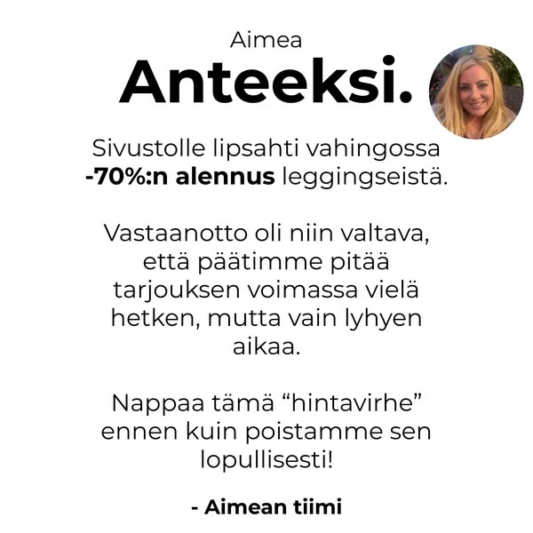 Nappaa omasi alennuksella