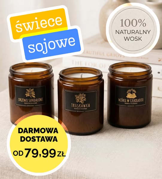 Ręcznie Robione Świece Sojowe