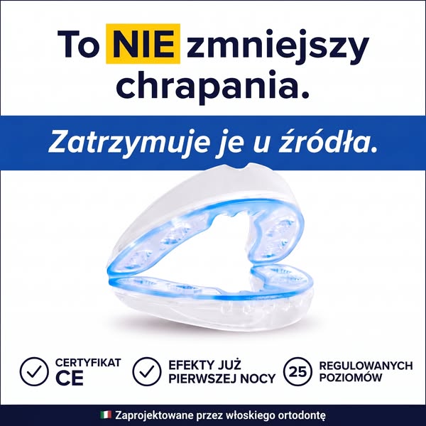 Pozbądź się chrapania już od pierwszej nocy – SomnoLab (+ HIGIENICZNE